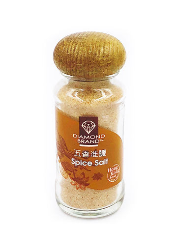 圖片 鑽石牌-五香淮鹽  90克