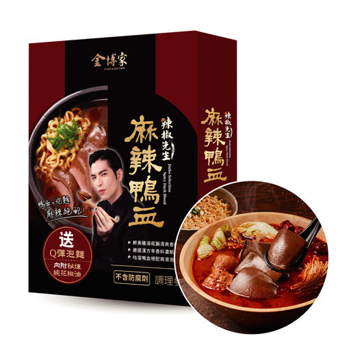 圖片 金博家辣椒先生麻辣鴨血 460克